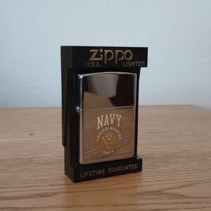 Zippo U.S Navy Chrome Lighter